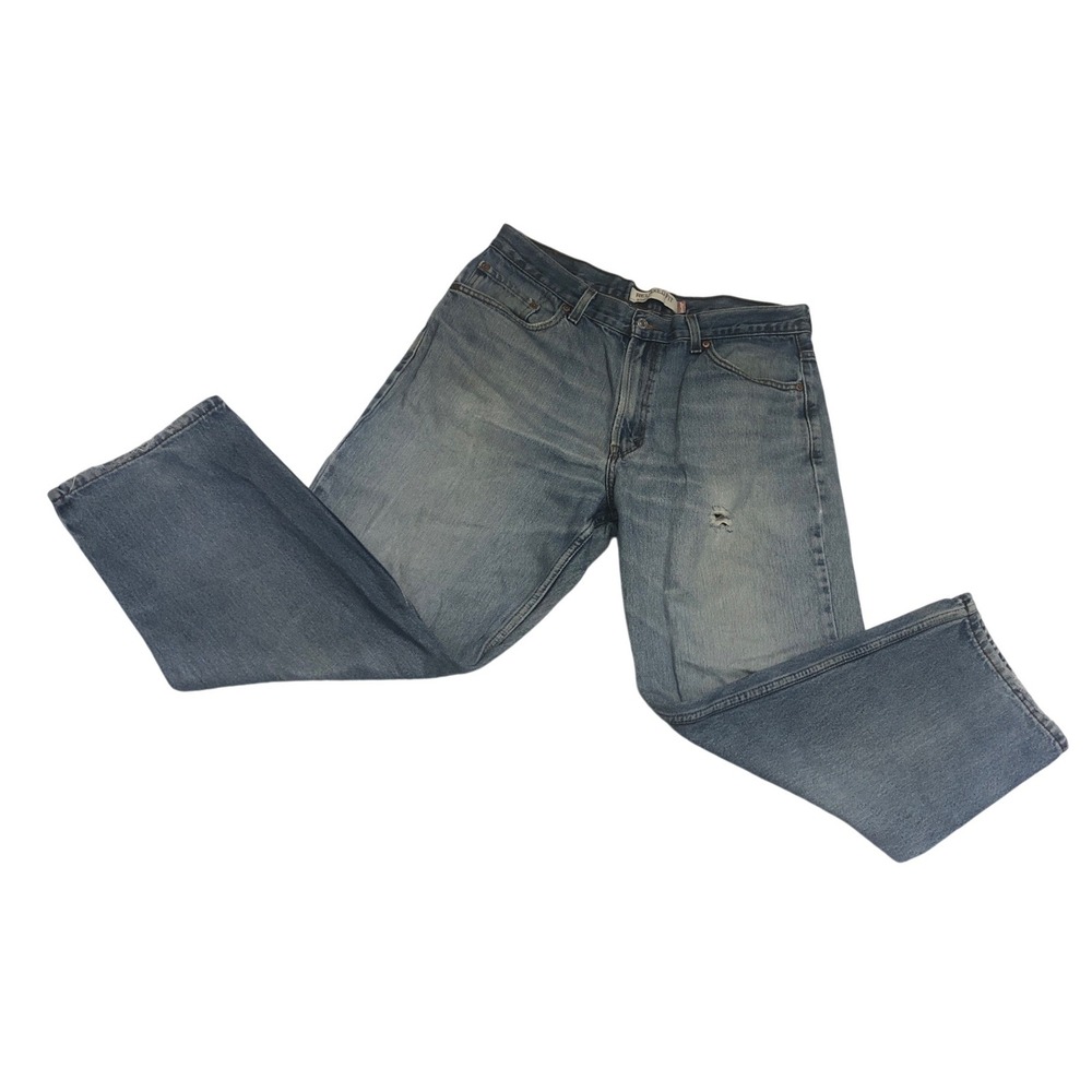 Levis 550 Relaxed Fit Jeans Mens 36x29 Blue Medium Wash Denim Rugged Workwear
